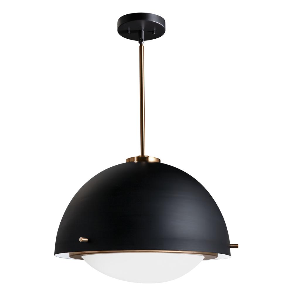 Hemisphere 19&#34; 3-Light Pendant