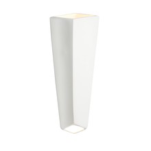 Justice Design Group CER-5825-WHT - ADA Prism LED Wall Sconce