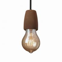 Justice Design Group CER-6021-RRST-DBRZ-BKCD - Ovalesque 1-Light Pendant