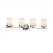 Justice Design Group CLD-8454-10-NCKL - Atlas 4-Light Bath Bar