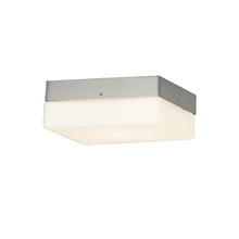 Justice Design Group FSN-4141-OPAL-NCKL - Pixel 7" Square LED Flush-Mount