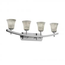 Justice Design Group CLD-8594-15-NCKL - Archway 4-Light Bath Bar