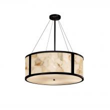 Justice Design Group ALR-9544-MBLK - Tribeca 36" Drum Pendant