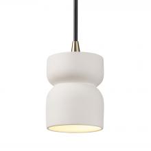 Justice Design Group CER-6500-BIS-ABRS-BKCD - Short Hourglass Pendant