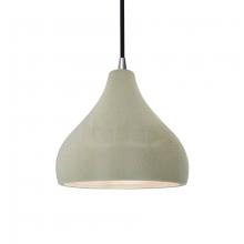 Justice Design Group CER-6560-CKC-NCKL-BKCD - Small Droplet 1-Light Pendant