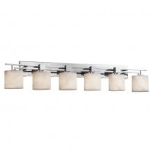 Justice Design Group CLD-8706-30-CROM - Aero 6-Light Bath Bar