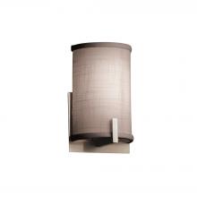 Justice Design Group FAB-5531-GRAY-NCKL - Century ADA 1-Light Wall Sconce