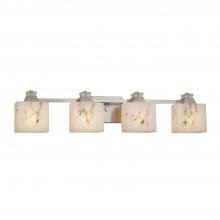 Justice Design Group FAL-8474-55-NCKL-LED4-2800 - Ardent 4-Light LED Bath Bar