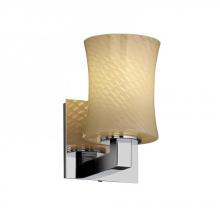 Justice Design Group FSN-8921-10-WEVE-ABRS - Modular 1-Light Wall Sconce