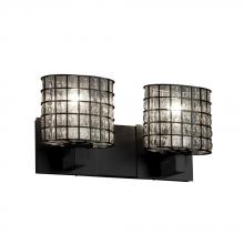 Justice Design Group WGL-8922-30-SWCB-NCKL - Modular 2-Light Bath Bar