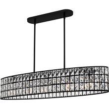 Quoizel GIB542MBK - Gibson 5-Light Matte Black Linear Chandelier