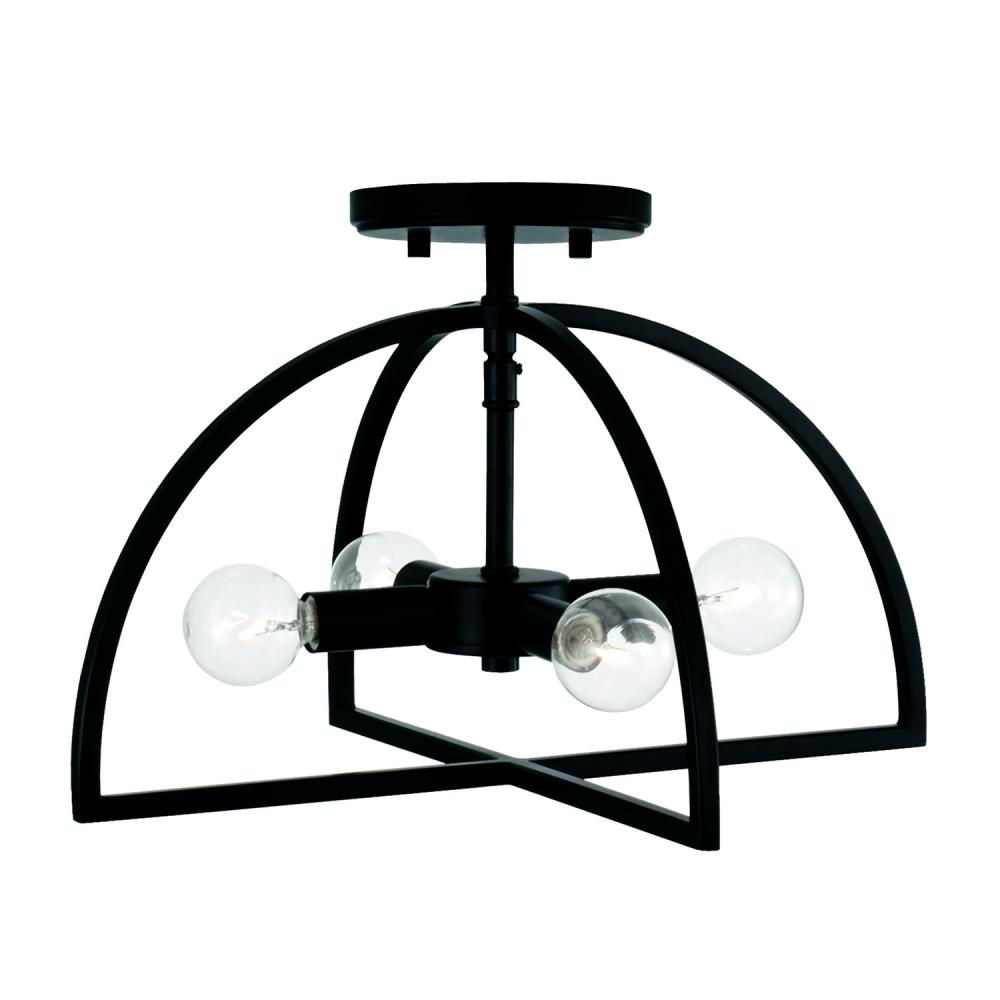 4 Light Dual Mount Semi-Flush/Pendant