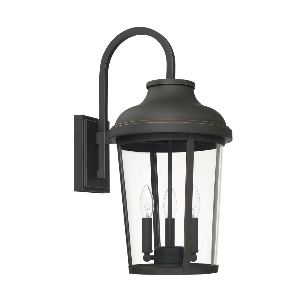 3 Light Outdoor Wall Lantern