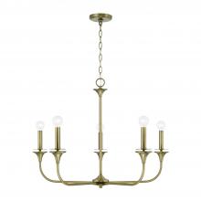 Capital Canada 448951AD - 5 Light Chandelier