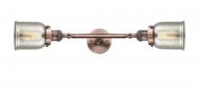 Innovations Lighting 208L-AC-G58 - Bell - 2 Light - 5 inch - Antique Copper - Bath Vanity Light