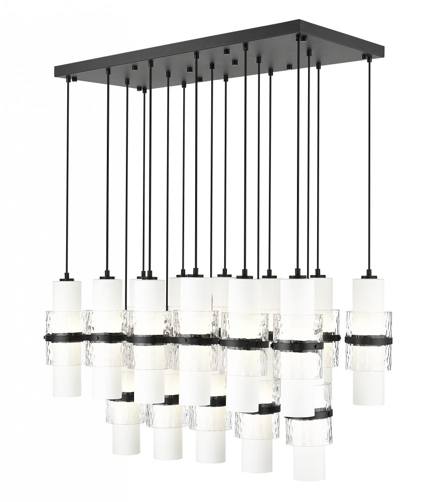 17 Light Linear Chandelier