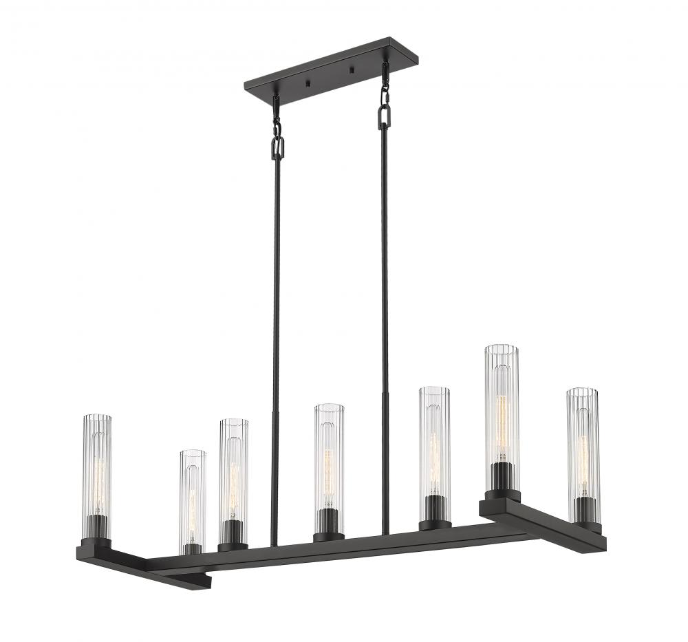 7 Light Linear Chandelier