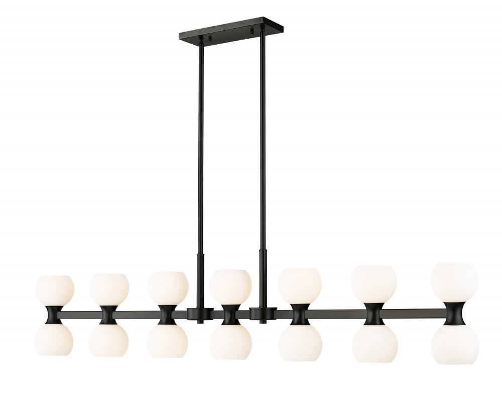 14 Light Linear Chandelier