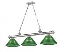 Z-Lite 2306-3BN-ARG - 3 Light Billiard