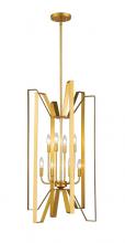 Z-Lite 4000-8PMG - 8 Light Chandelier