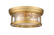 Z-Lite 493F2-OBR - 2 Light Flush Mount