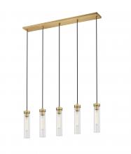 Z-Lite 740P-5L-RB - 5 Light Linear Chandelier