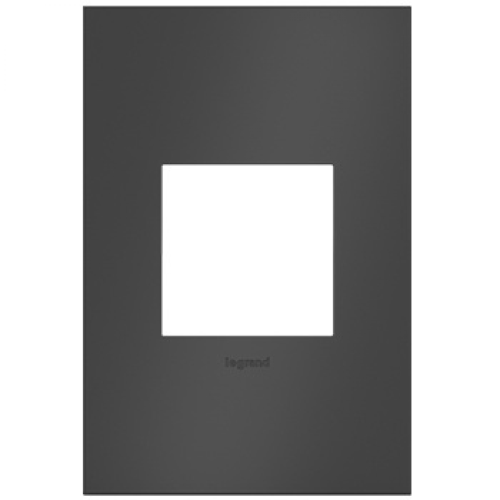 Satin Black, 1-Gang  Wall Plate