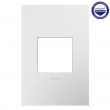 Legrand Canada AWP1G2PW4 - Powder White, 1-Gang Wall Plate