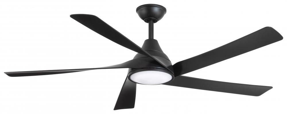 Transonic - 56&#34; Ceiling Fan W/LED Light Kit