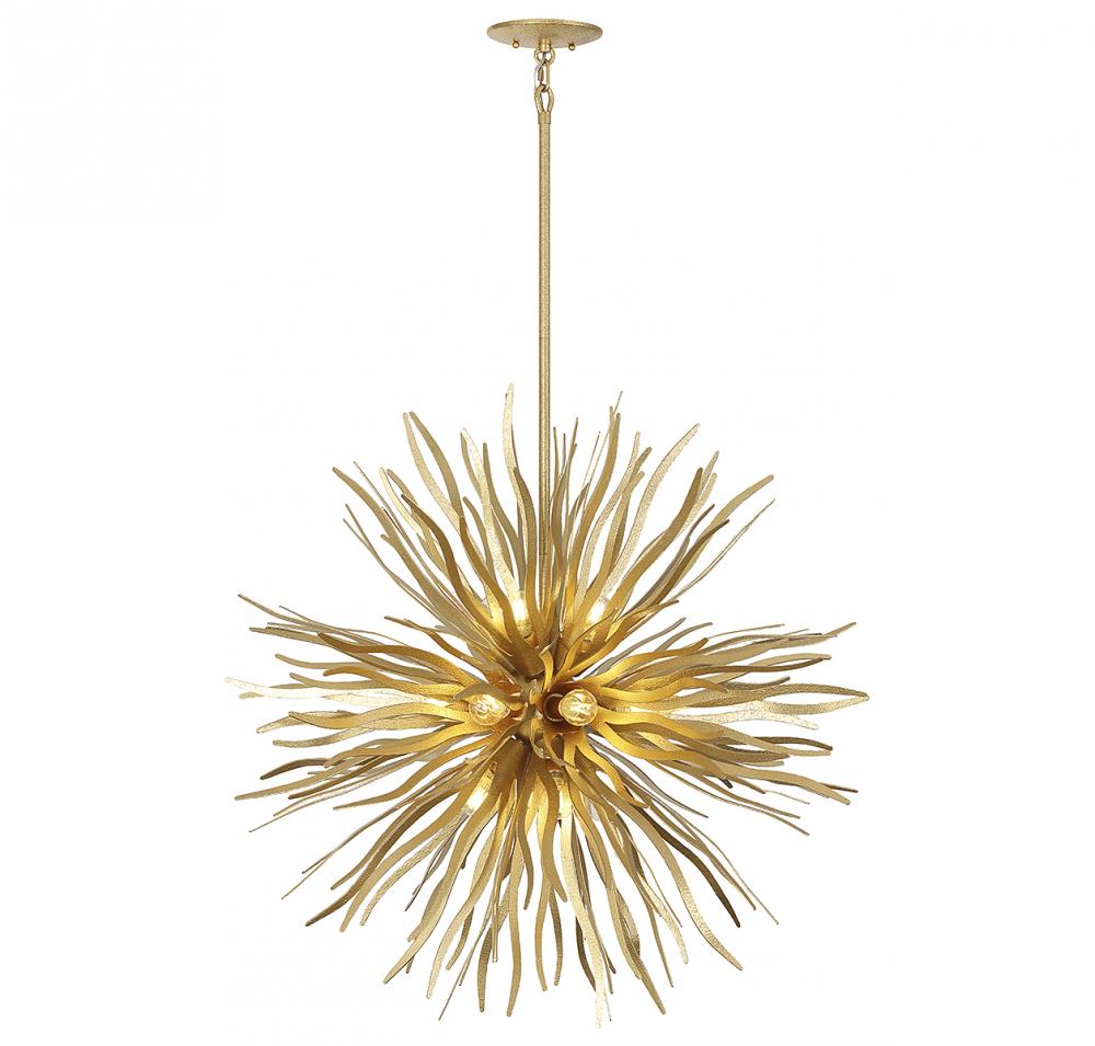 Killiam 16-Light Pendant in Cavalier Gold