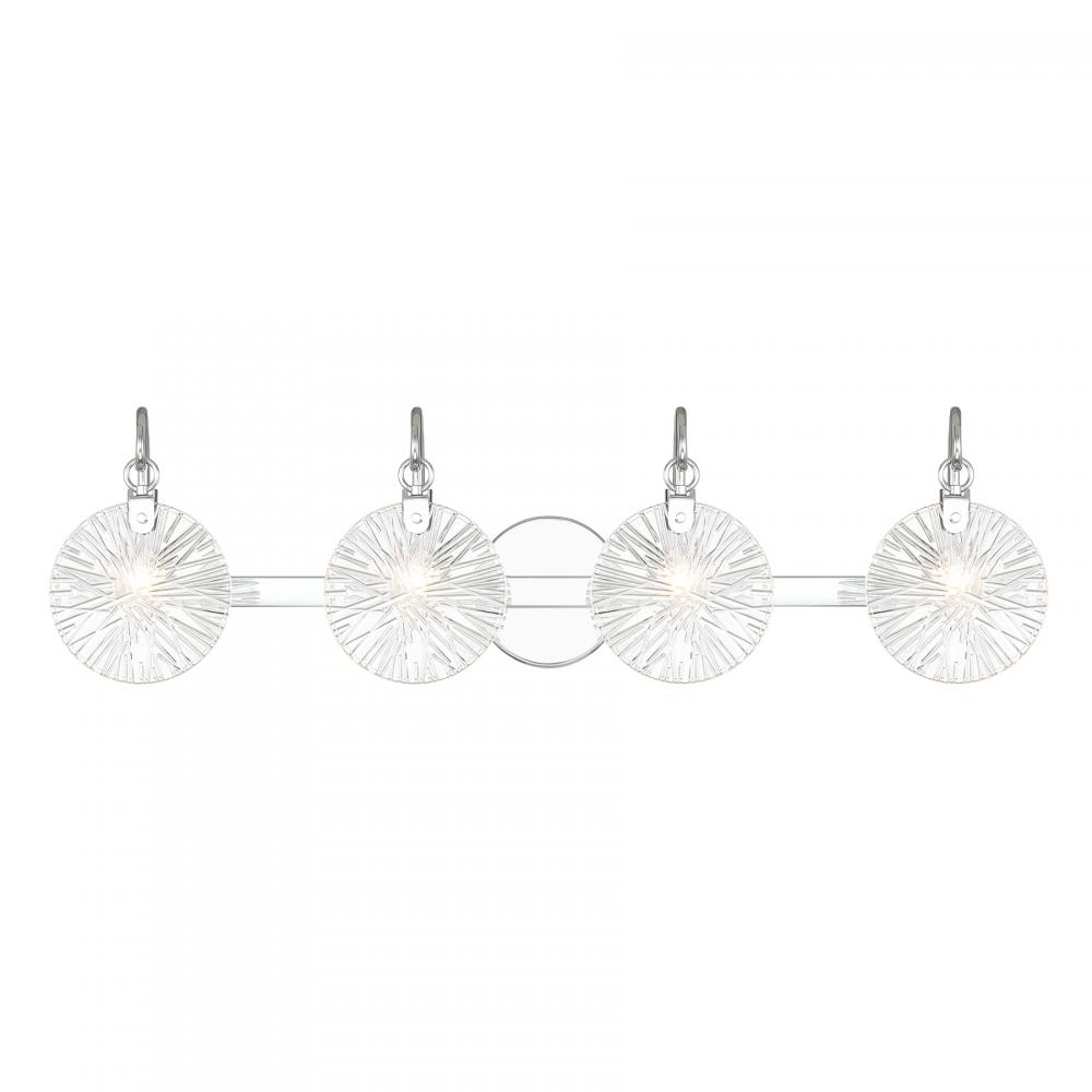 Addison 4-Light Bathroom Vanity Light in Polished Chrome