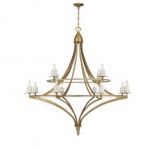 Savoy House Canada 1-1672-12-322 - Director 12-Light Chandelier in Warm Brass