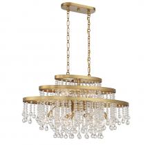 Savoy House Canada 1-1867-10-322 - Luna 10-Light Oval Chandelier in Warm Brass