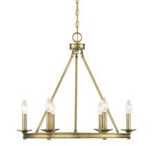 Savoy House Canada 1-307-6-322 - Middleton 6-Light Chandelier in Warm Brass