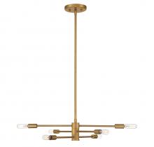 Savoy House Canada 1-7000-6-322 - Lyrique 6-Light Chandelier in Warm Brass