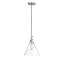 Savoy House Canada 7-9132-1-SN - Drake 1-Light Pendant in Satin Nickel