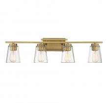 Savoy House Canada 8-1020-4-322 - Calhoun 4-Light Bathroom Vanity Light in Warm Brass