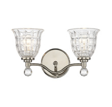 Savoy House Canada 8-880-2-109 - Birone 2-Light Bathroom Vanity Light in Polished Nickel