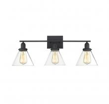 Savoy House Canada 8-9130-3-BK - Drake 3-Light Bathroom Vanity Light in Black