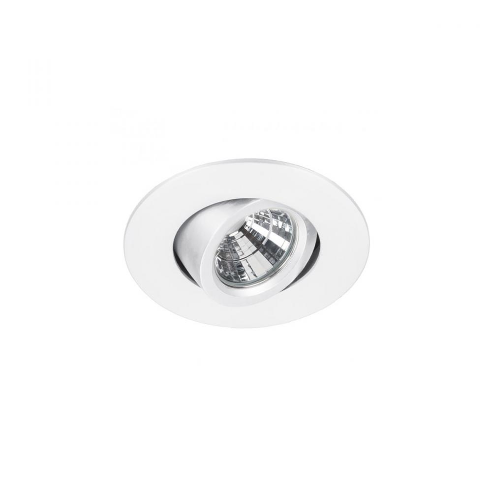 Ocularc 2.0 LED Round Adjustable Trim with Light Engine and New Construction or Remodel Housing