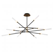 WAC Canada PD-55912-BK/AB - Houdini Chandelier Light