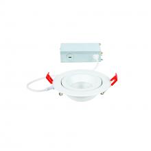 WAC Canada R4ERA2R-W9CS-WT - LOTOS R  ADJ DOWNLIGHT RND 4IN 5CCT