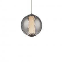 Modern Forms Canada PD-32507-40-SM/BN - Swirly Mini Pendant Light