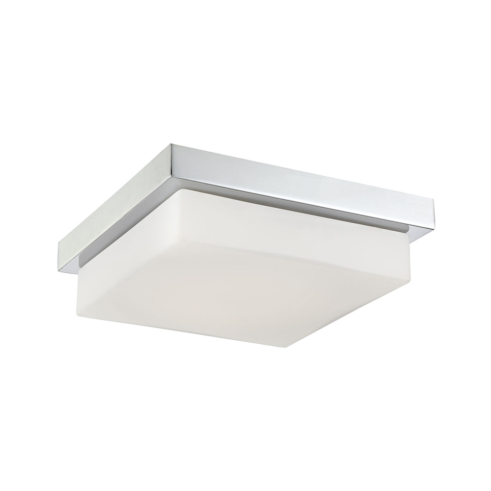 BARLOW,1LT LED FLUSH,SML,WHITE