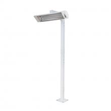 Eurofase EF3908PMW - Eurofase EF3908PMW 39 Inch 8ft White Pole Mount With Single Crossbar