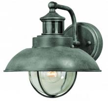 Vaxcel International T0261 - Harwich Motion Sensor Dusk to Dawn Outdoor Wall Light Textured Gray