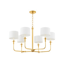 Hudson Valley 9136-AGB - Paramus Chandelier