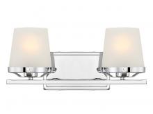 Lighting One US L8-5250-2-11 - Klein 2-Light Bathroom Vanity Light in Polished Chrome