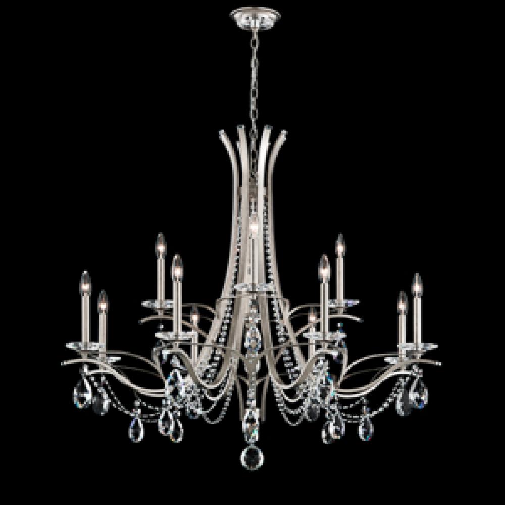 Vesca 12 Light 110V Chandelier in Heirloom Gold with Clear Crystals From Swarovski?