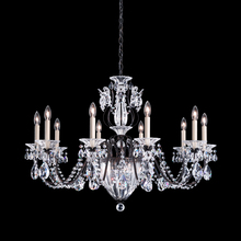 Schonbek 1870 1260N-76H - Bagatelle 13 Light 120V Chandelier in Heirloom Bronze with Clear Heritage Handcut Crystal